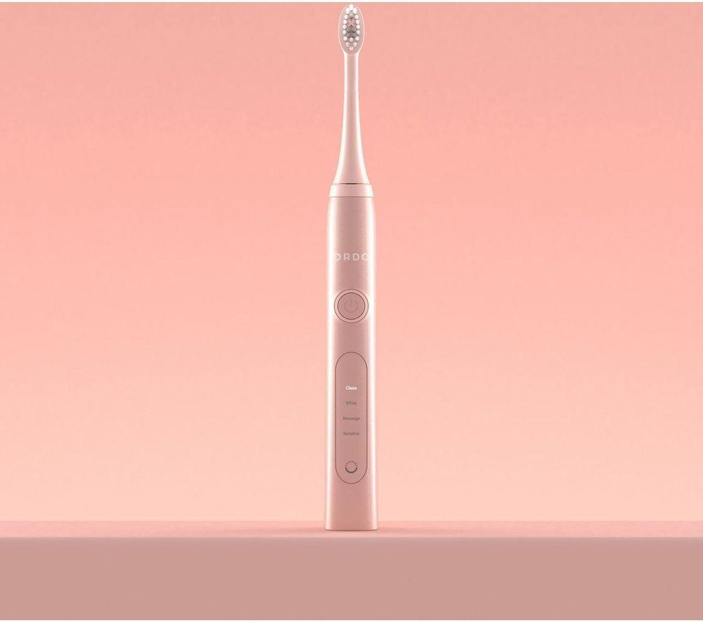 ORDO Sonic+ Replacement Toothbrush Heads - Pack of 4, Rose Gold image number 4 of 4