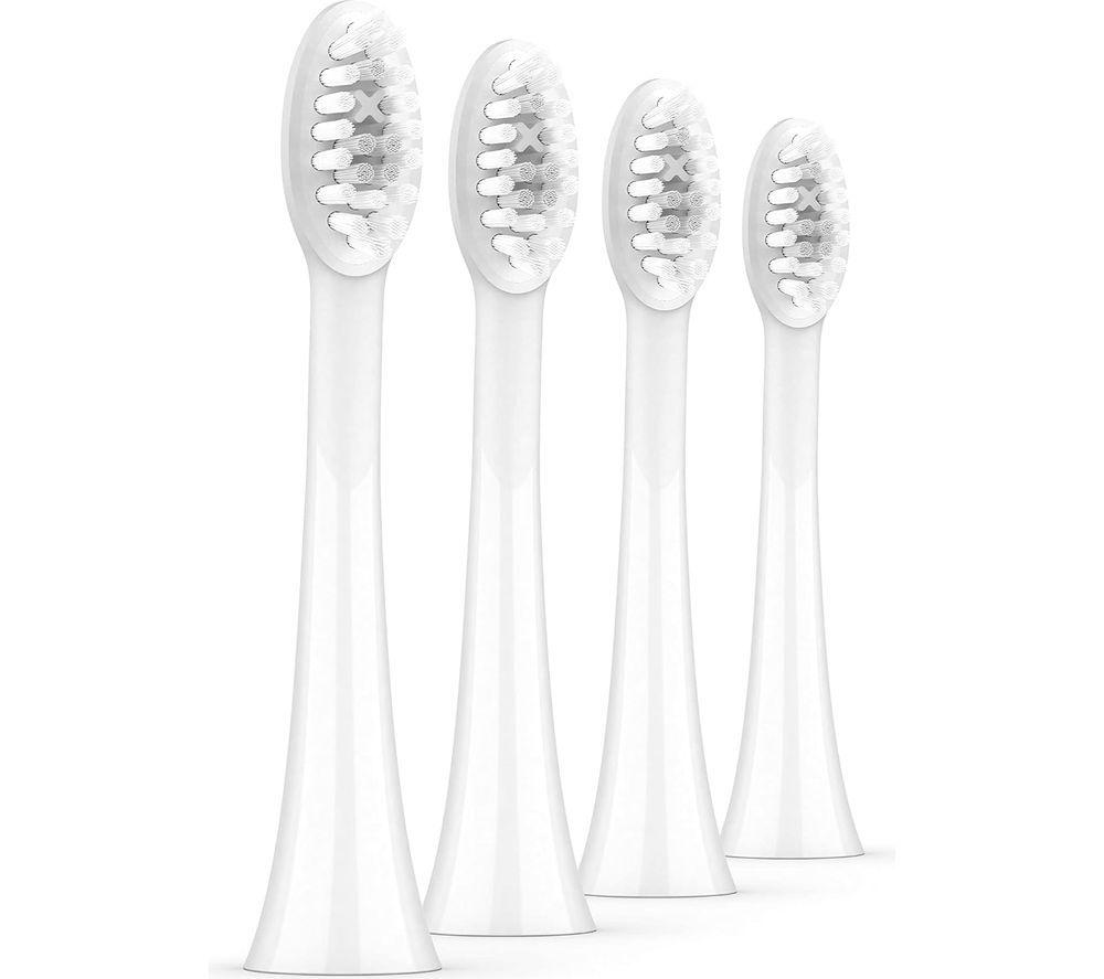 ORDO Sonic+ Replacement Toothbrush Heads - Pack of 4, White image number 2 of 3