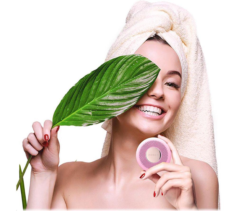 FOREO UFO Mini Power Mask Cleanser - Pearl Pink image number 3 of 5