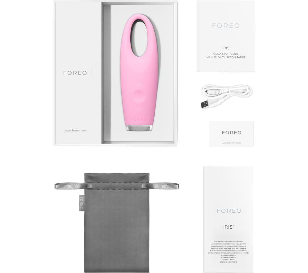 FOREO Iris Eye Massager - Petal Pink image number 3 of 3