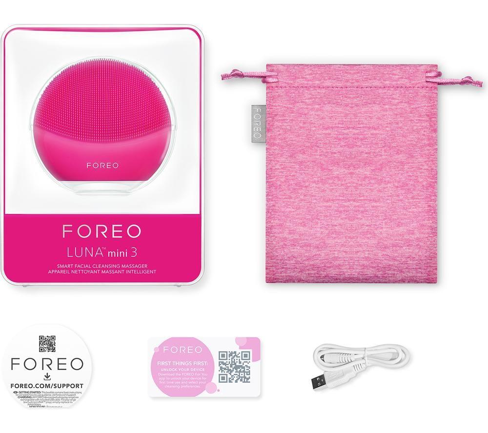 FOREO LUNA Mini 3 Facial Cleansing Brush - Fuchsia image number 6 of 6