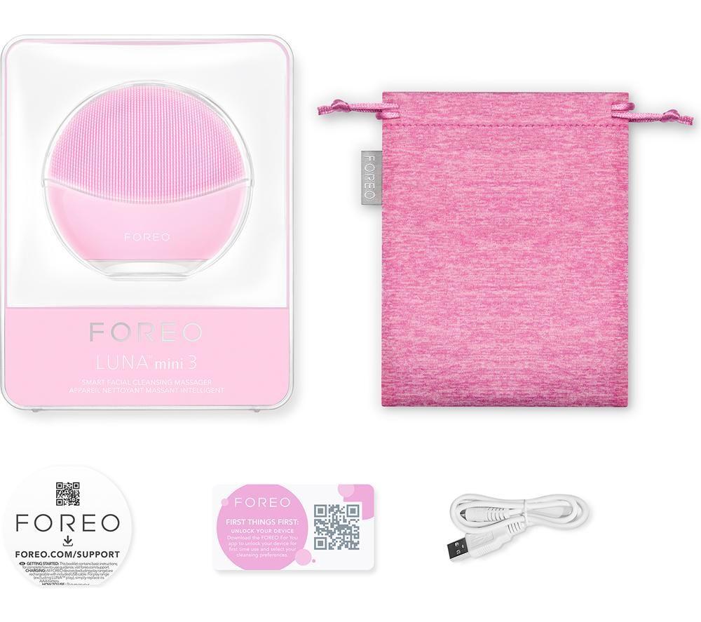Buy FOREO LUNA Mini 3 Facial Cleansing Brush - Pearl Pink | Currys