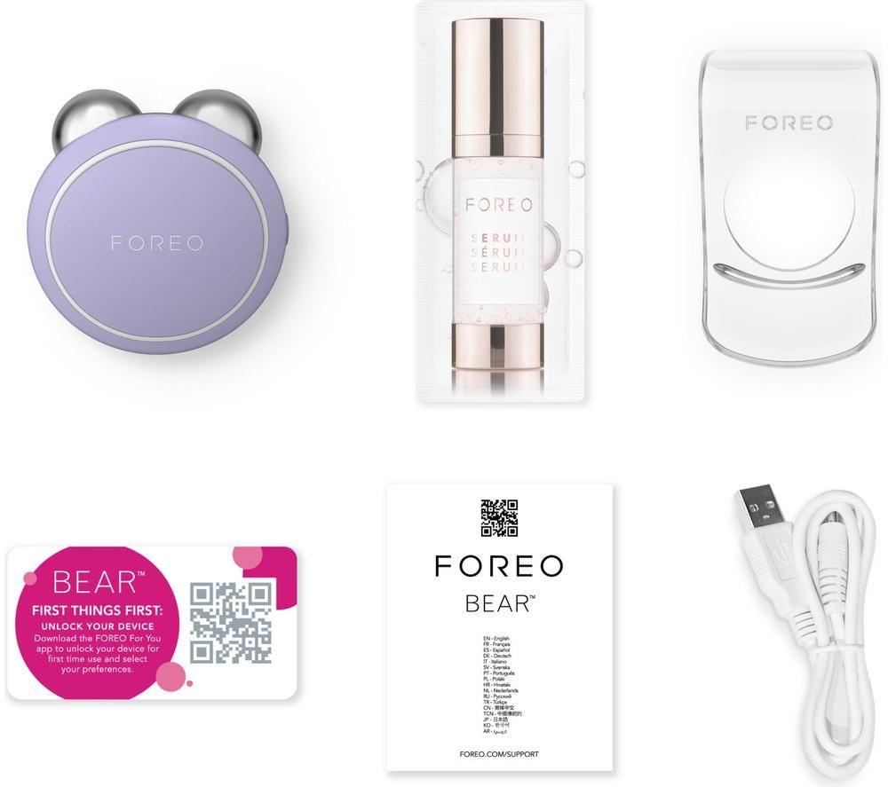 FOREO Bear Mini Handheld Face Massager - Lavender image number 2 of 5