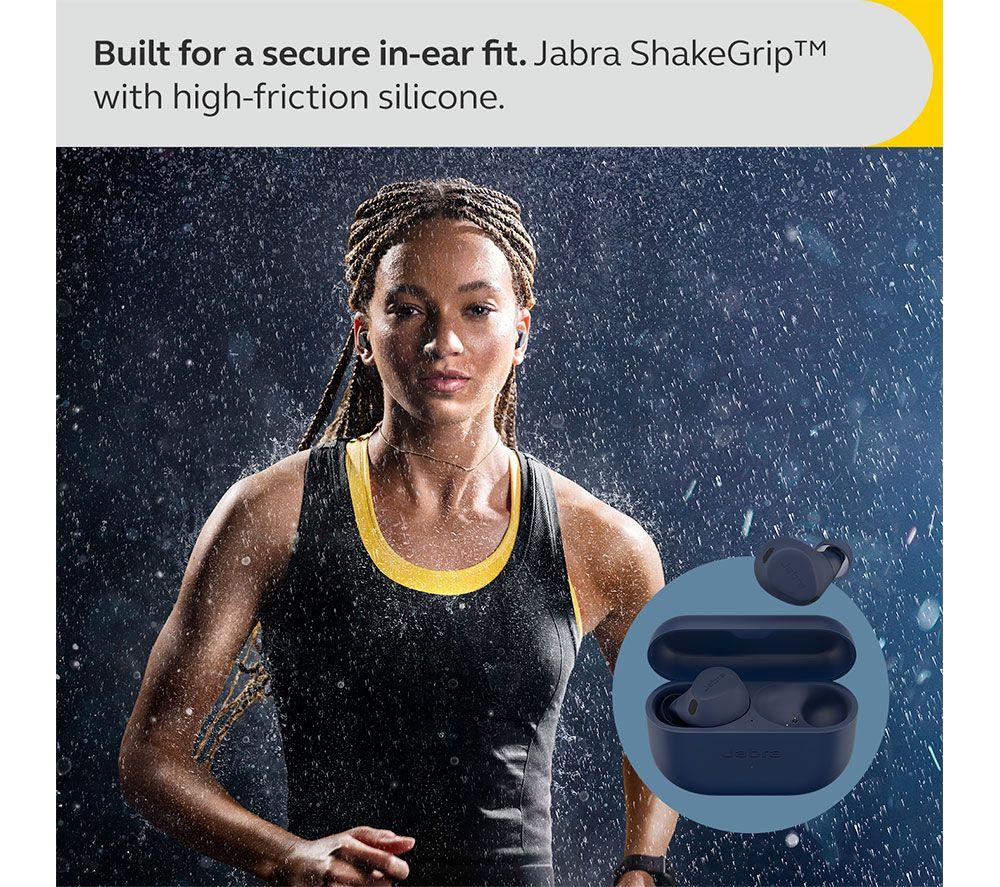 JABRA Elite 8 Active Wireless Bluetooth Noise-Cancelling Earbuds - Navy Blue - image 4