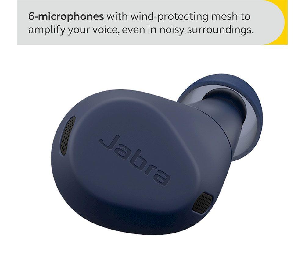 JABRA Elite 8 Active Wireless Bluetooth Noise-Cancelling Earbuds - Navy Blue - image 7