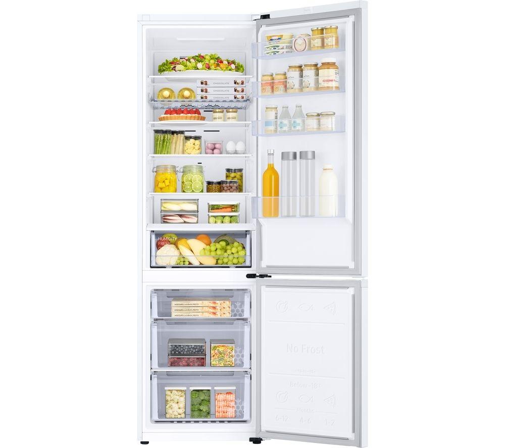 SAMSUNG Series 6 SpaceMax RB38C602EWW/EU Smart 70/30 Fridge Freezer - White image number 3 of 12