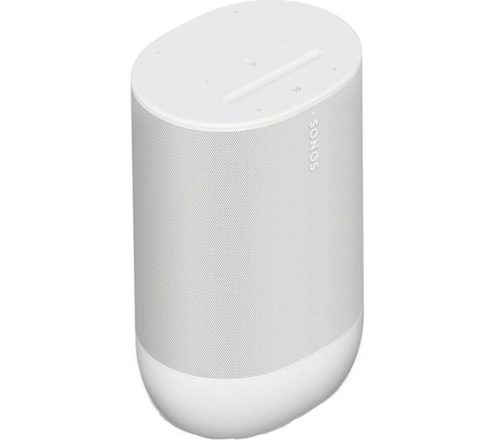SONOS Move 2 Portable Wireless Multi-room Speaker with Amazon Alexa - White, White