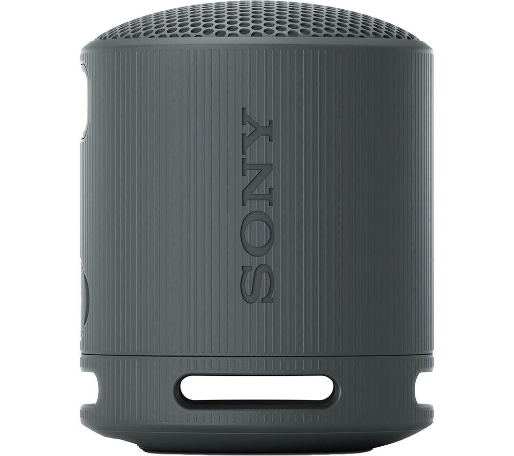 Sony SRS-XB100 - Wireless Bluetooth, Portable, Lightweight, Compact, Outdoor, Travel Speaker, Durable IP67 Waterproof & Dustproof, 16 HR Battery, Strap, Hands-Free Calling, New Model, Black