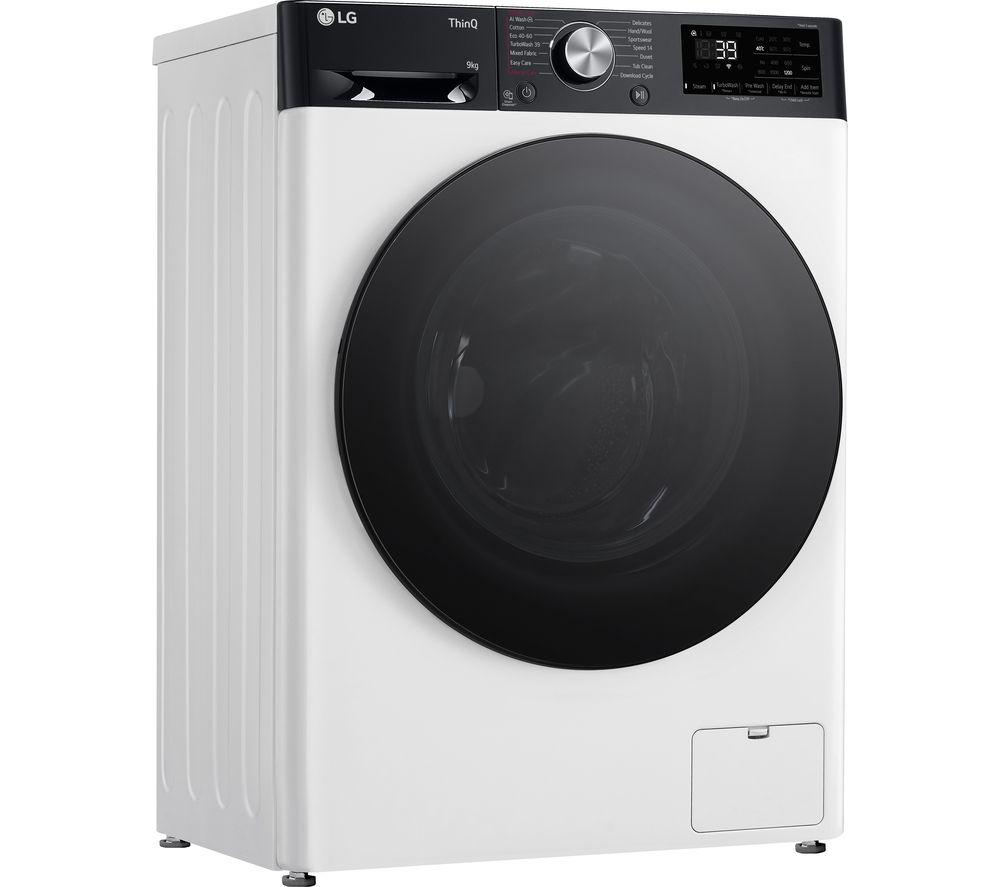 Buy LG Counter-Depth MAX F2Y709WBTN1 WiFi-enabled 9 kg 1200 Spin Washing Machine - White | Currys