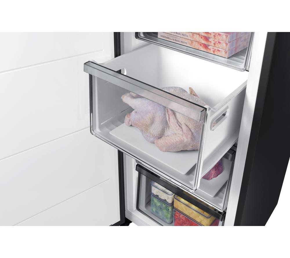 SAMSUNG Bespoke SpaceMax RZ32C7BDEB1/EU Tall Freezer - Black Stainless image number 4 of 11