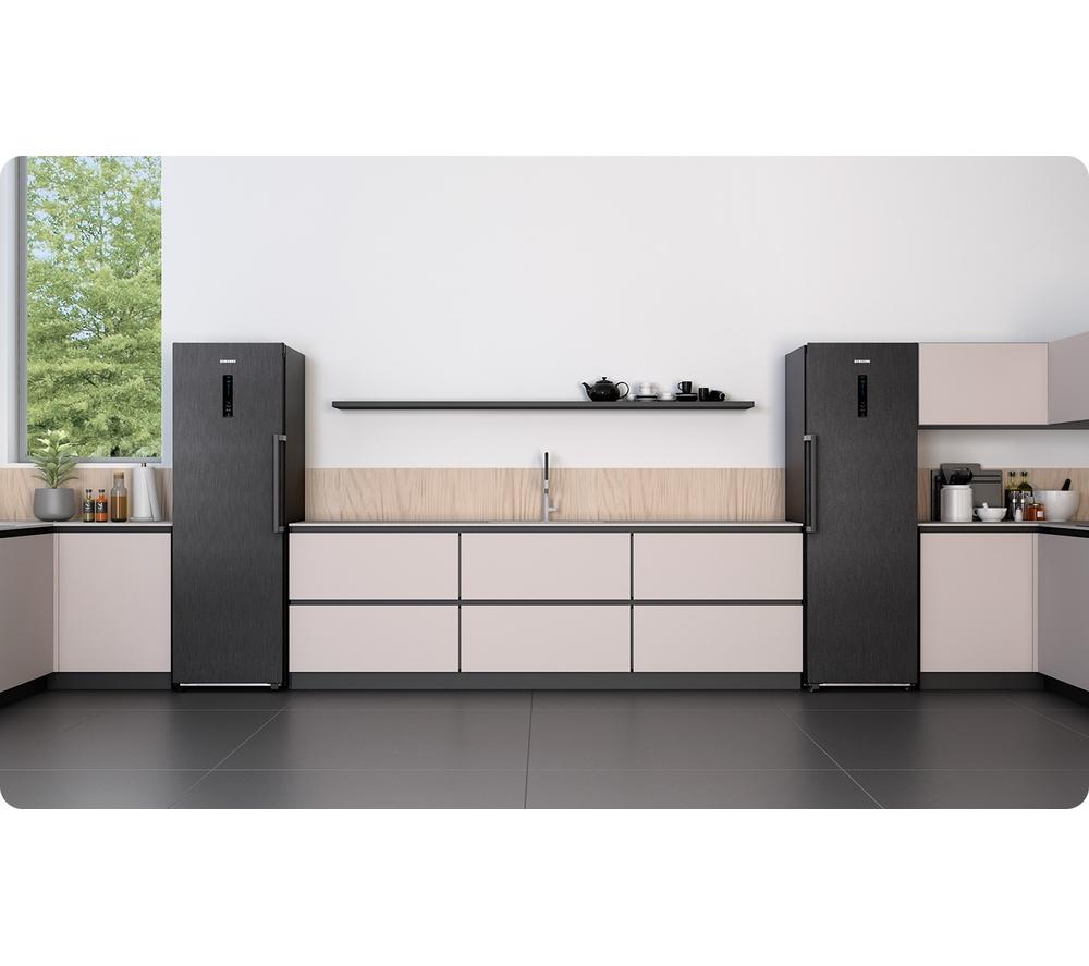 SAMSUNG Bespoke SpaceMax RZ32C7BDEB1/EU Tall Freezer - Black Stainless image number 11 of 11