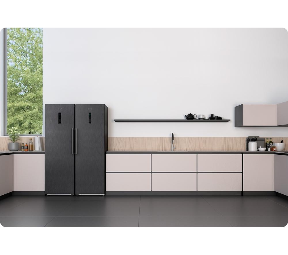 SAMSUNG Bespoke SpaceMax RZ32C7BDES9/EU Tall Freezer - Refined Inox image number 10 of 10