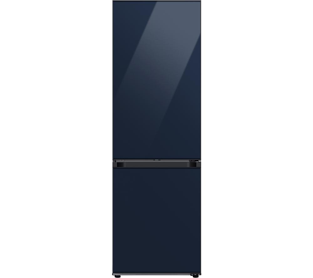 SAMSUNG Bespoke SpaceMax RB34C6B2E41/EU Smart 70/30 Fridge Freezer – Glam Navy, Black,Blue