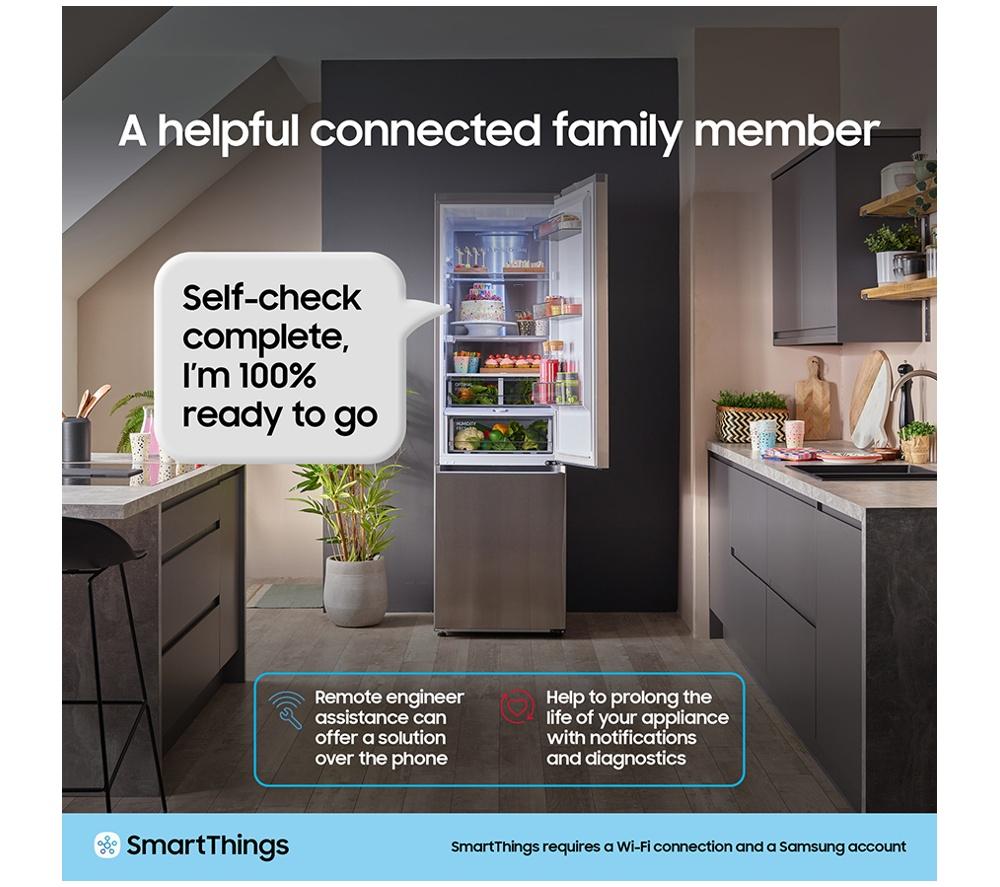 SAMSUNG Series 6 SpaceMax RB34C632EWW/EU Smart 65/35 Fridge Freezer - White image number 8 of 11