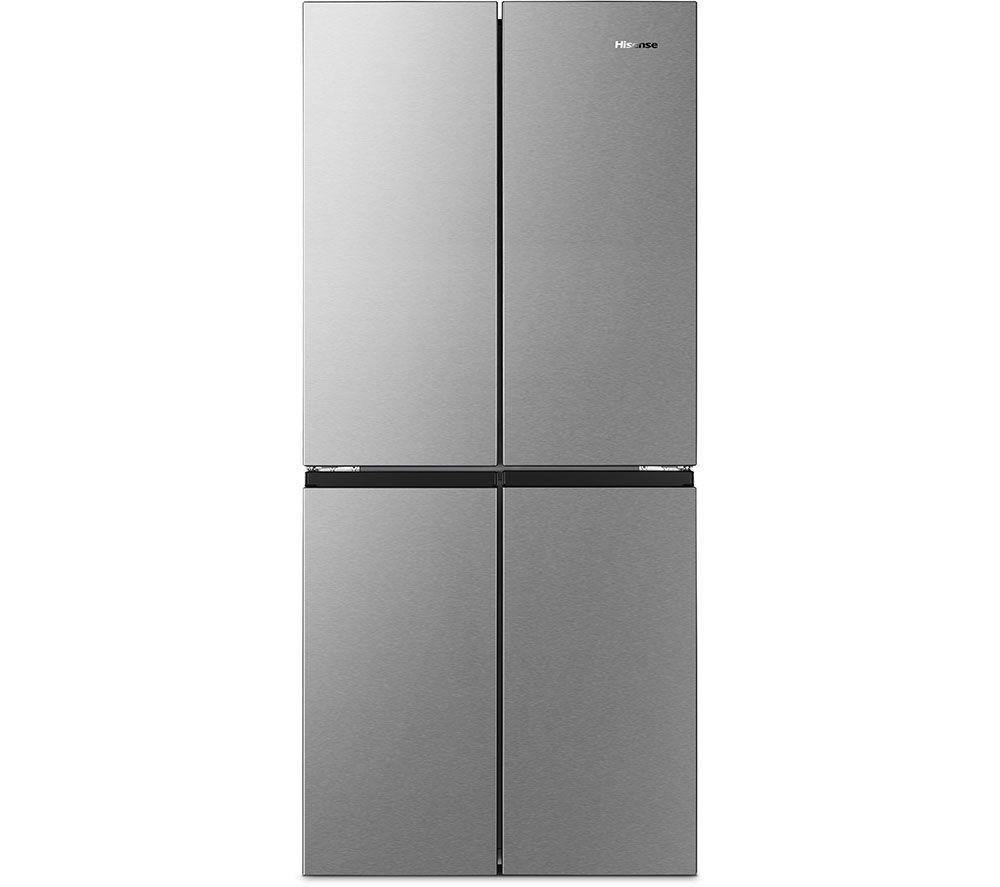 Hisense RQ760N4IFE Cross Door Frigorifero con congelatore 4 porte - cm. 91 h. 179 - lt. 477 a' nero