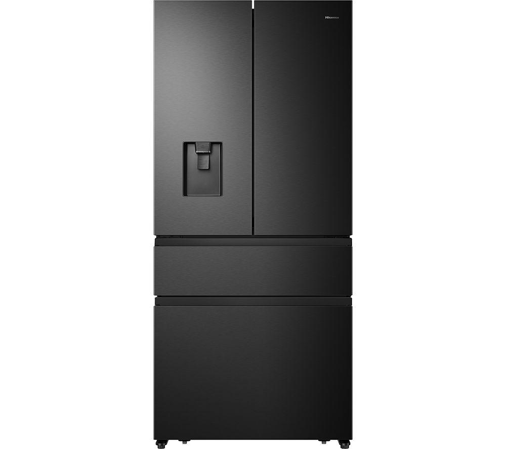 HISENSE PureFlat RF540N4WFE Fridge Freezer – Black Stainless Steel, Stainless Steel