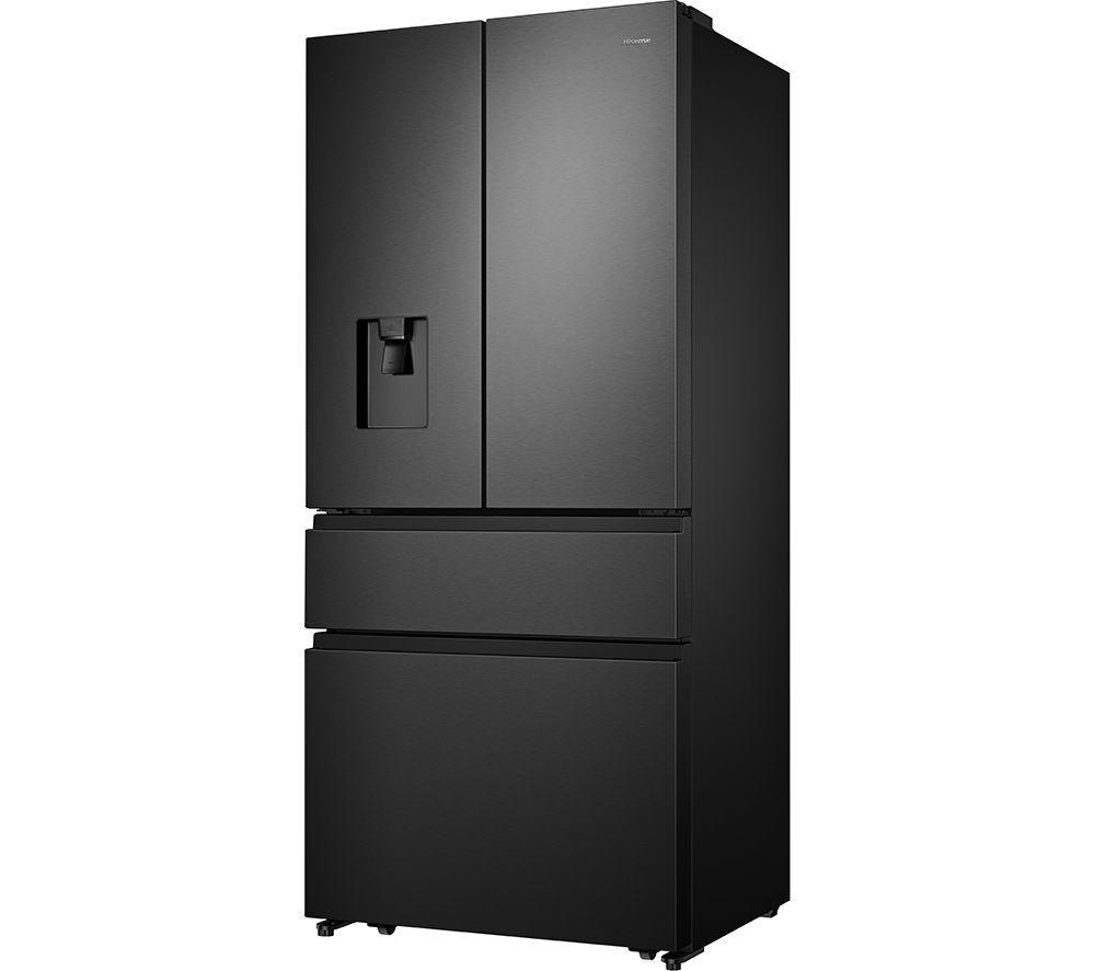 HISENSE PureFlat RF540N4WFE Fridge Freezer - Black Stainless Steel image number 2 of 13