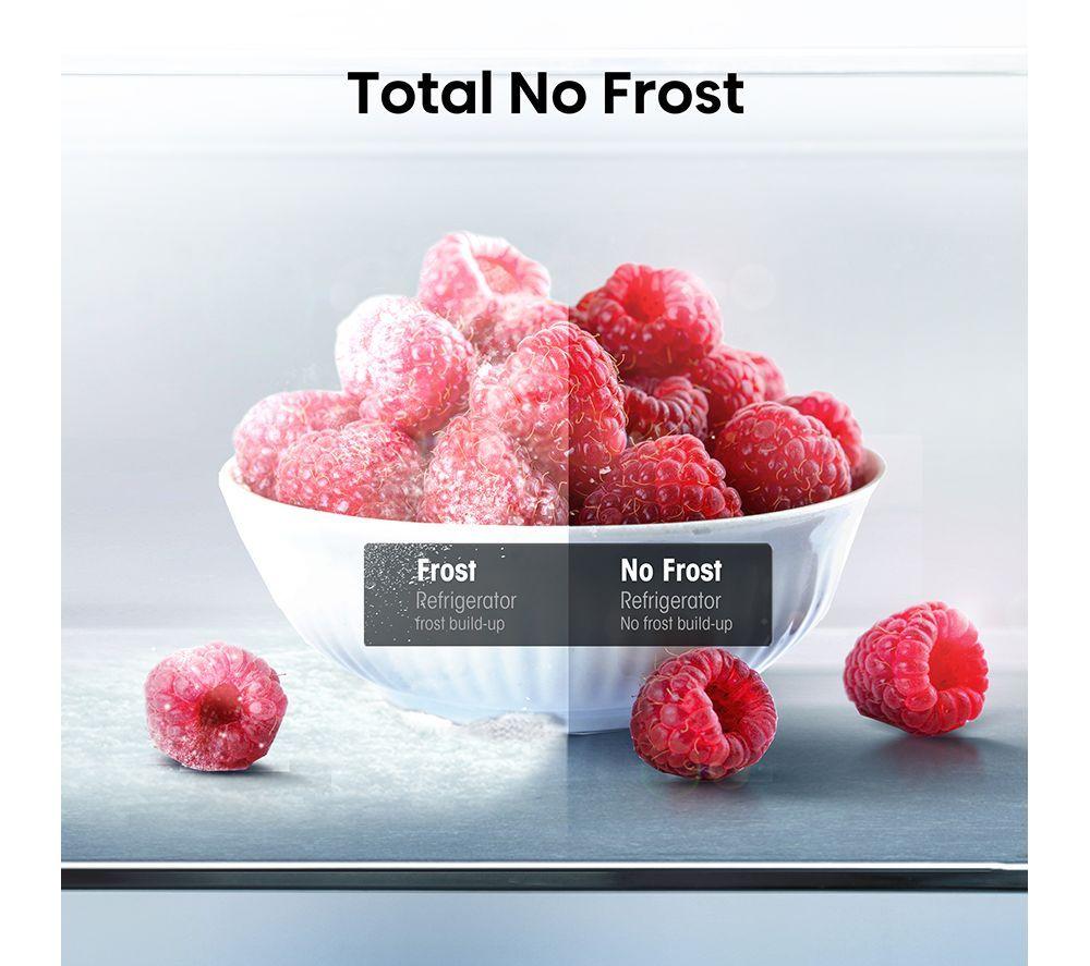 HISENSE PureFlat RF540N4WFE Fridge Freezer - Black Stainless Steel image number 5 of 13