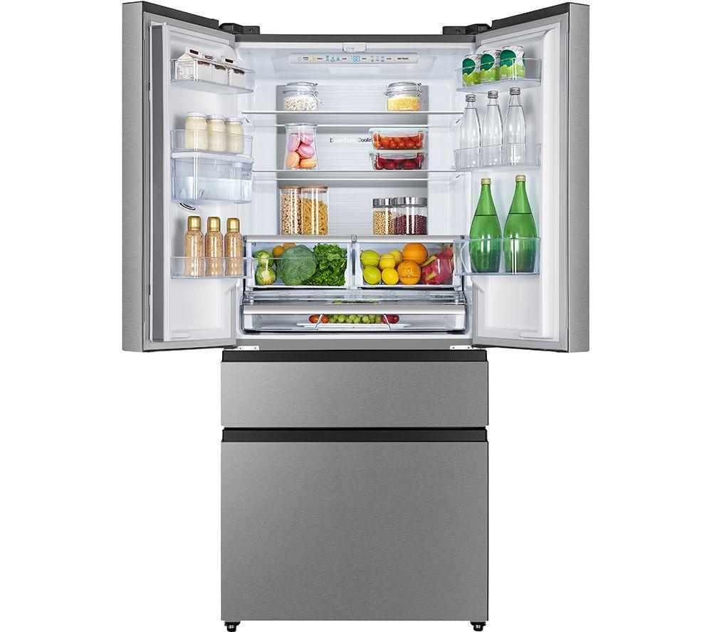 HISENSE PureFlat RF540N4WIE Fridge Freezer – Stainless Steel, Stainless Steel