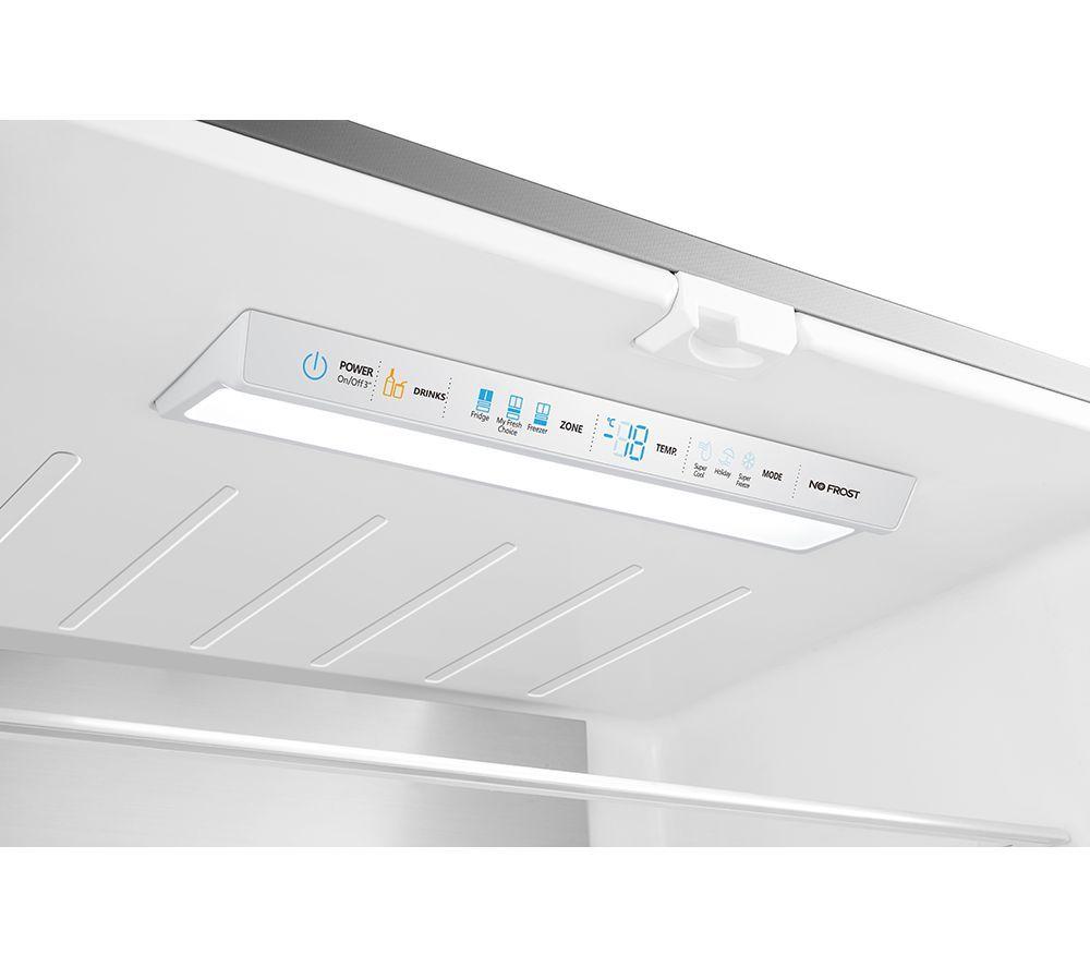HISENSE PureFlat RF540N4WIE Fridge Freezer - Stainless Steel image number 5 of 8