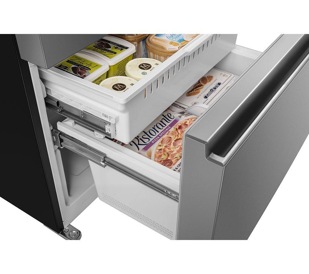 HISENSE PureFlat RF540N4WIE Fridge Freezer - Stainless Steel image number 7 of 8