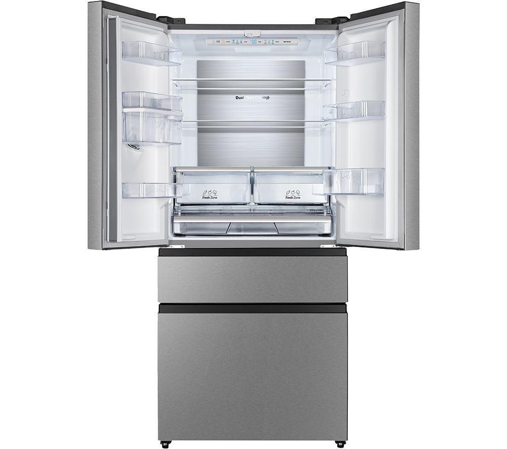 HISENSE PureFlat RF540N4WIE Fridge Freezer - Stainless Steel image number 8 of 8