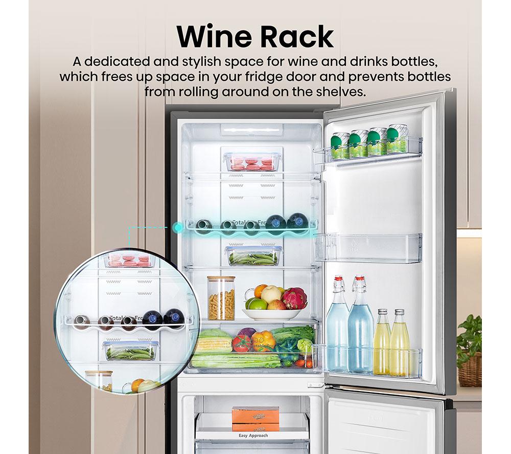HISENSE RB327N4ABD 50/50 Fridge Freezer - Black image number 8 of 13