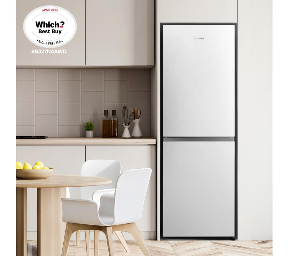 HISENSE RB327N4AWD 50/50 Fridge Freezer - White image number 2 of 13