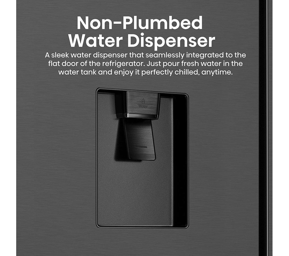 HISENSE PureFlat RF749N4SWFE Fridge Freezer - Black Stainless Steel image number 7 of 13