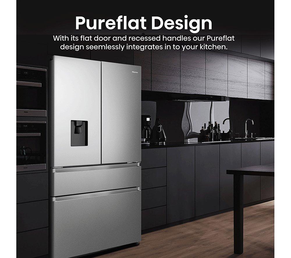 HISENSE PureFlat RF749N4SWSE Smart Fridge Freezer - Stainless Steel image number 3 of 18