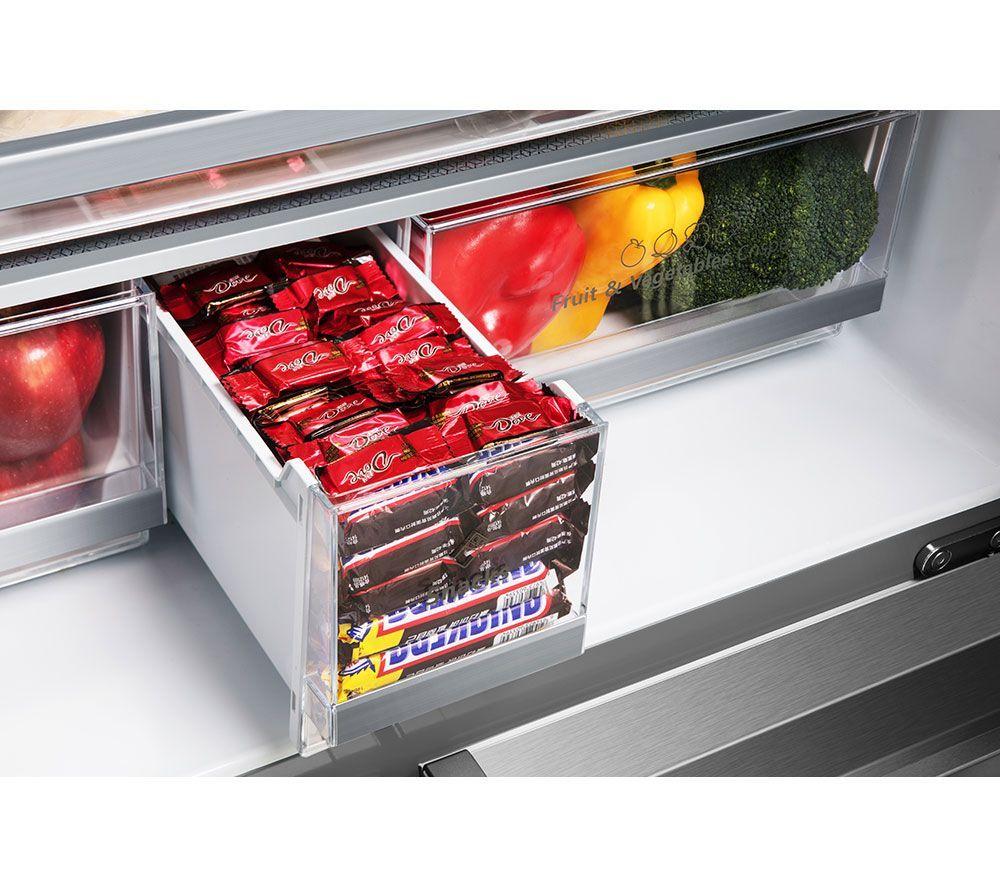 HISENSE PureFlat RF749N4SWSE Smart Fridge Freezer - Stainless Steel image number 15 of 18
