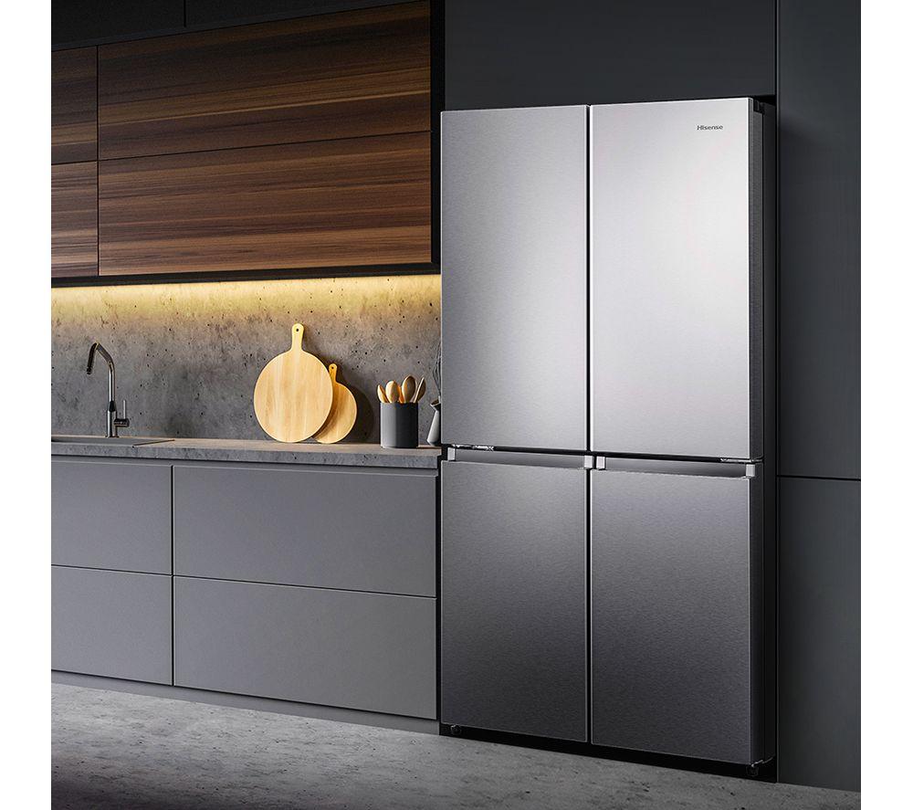 HISENSE PureFlat RQ758N4SASE Smart Fridge Freezer - Stainless Steel image number 10 of 14