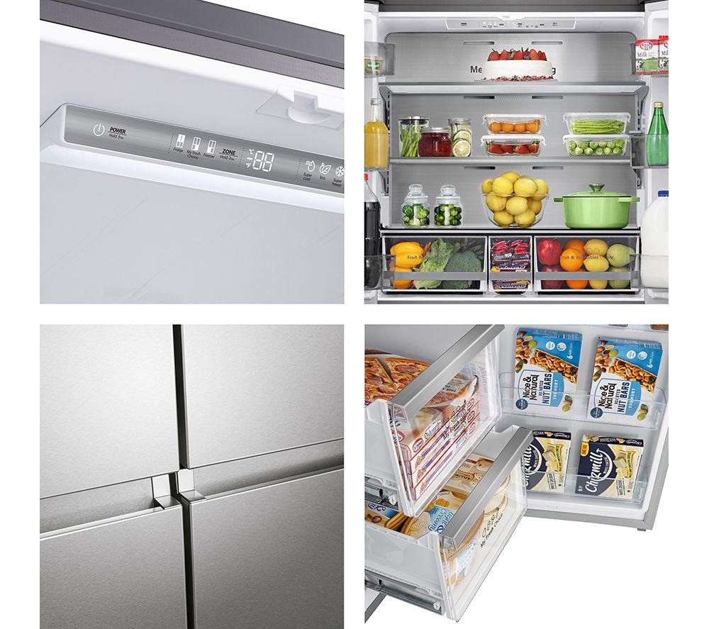 HISENSE PureFlat RQ758N4SASE Smart Fridge Freezer - Stainless Steel image number 12 of 14