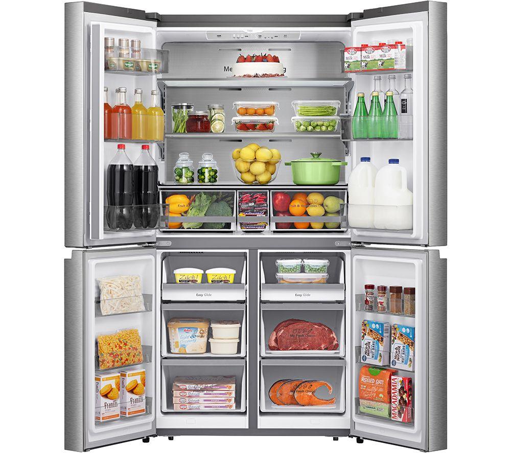 HISENSE PureFlat RQ758N4SASE Smart Fridge Freezer - Stainless Steel image number 13 of 14