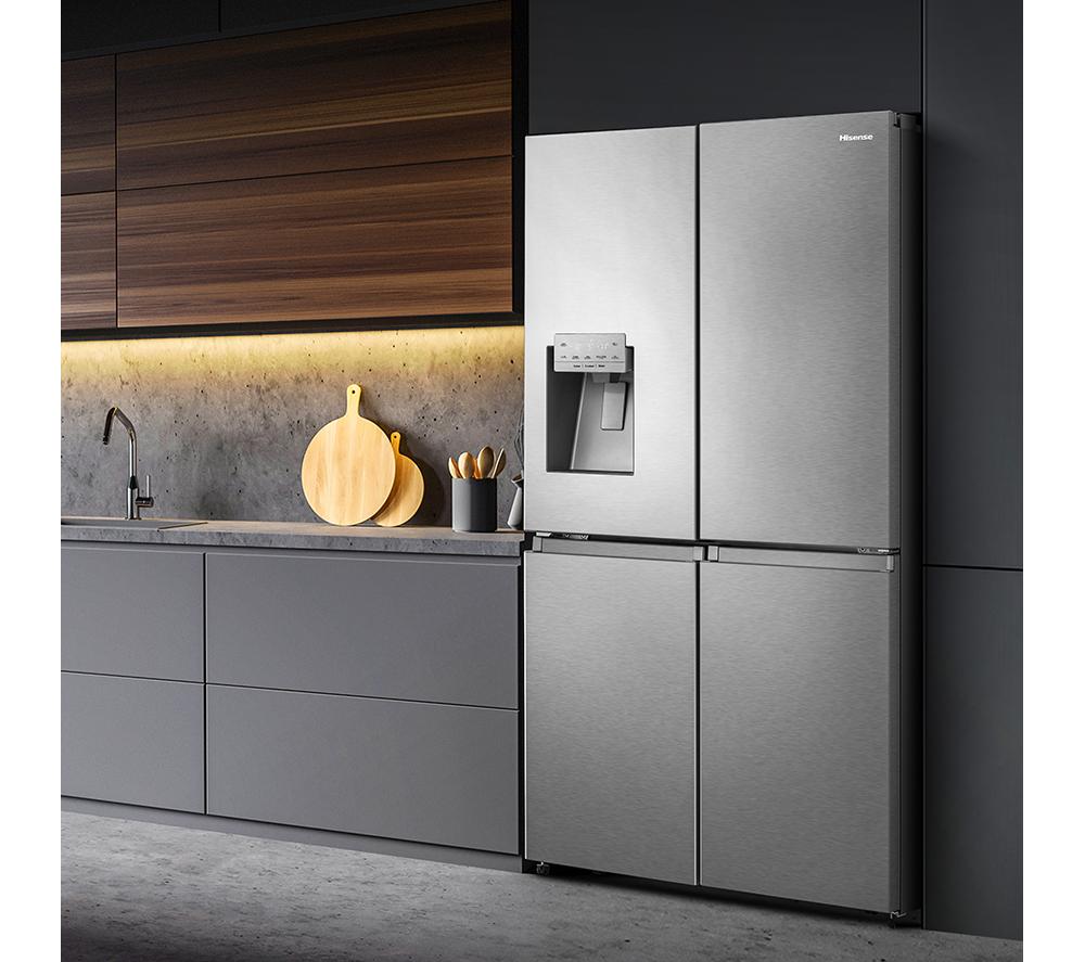 HISENSE PureFlat RQ760N4SASE American-Style Smart Fridge Freezer - Stainless Steel image number 11 of 14