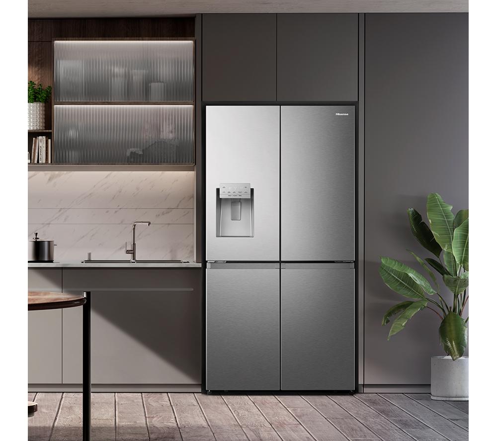 HISENSE PureFlat RQ760N4SASE American-Style Smart Fridge Freezer - Stainless Steel image number 13 of 14