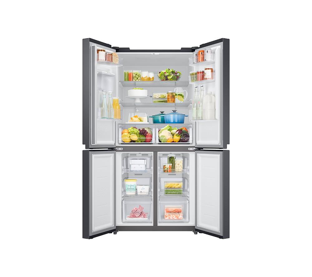 SAMSUNG Series 8 SpaceMax RF48A401EB4/EU Fridge Freezer - Gentle Black Matte image number 2 of 11