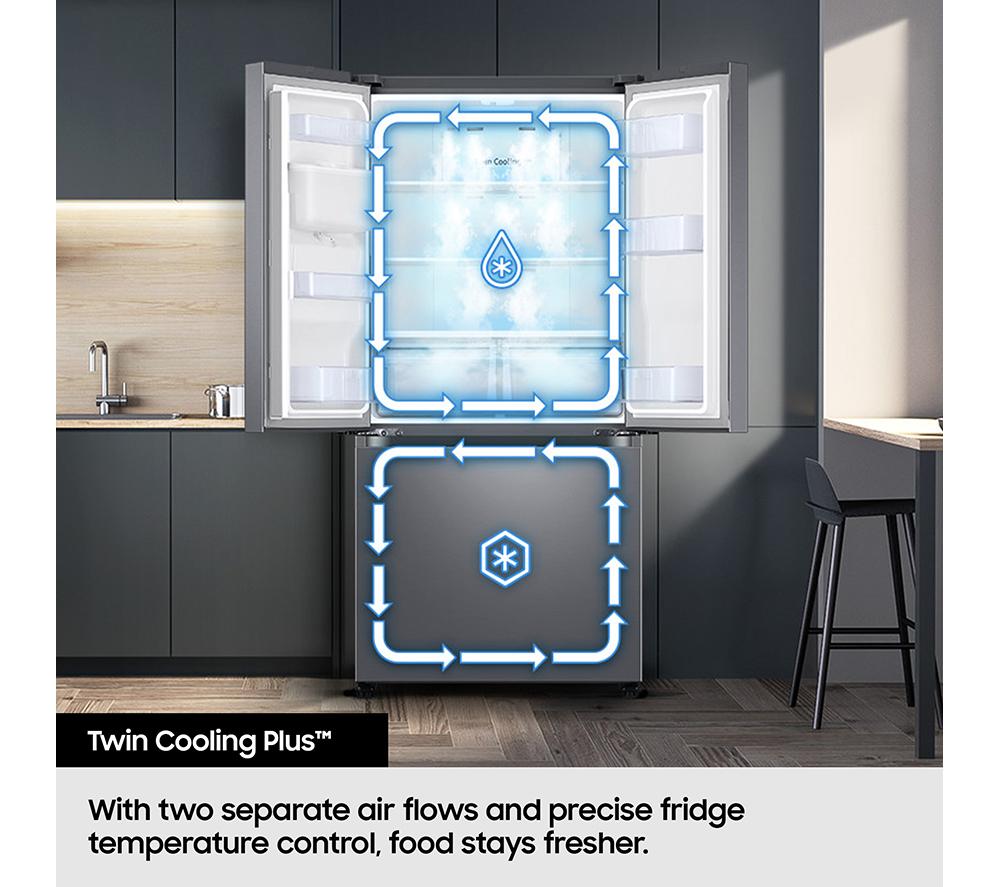 SAMSUNG Series 8 SpaceMax RF48A401EB4/EU Fridge Freezer - Gentle Black Matte image number 5 of 11