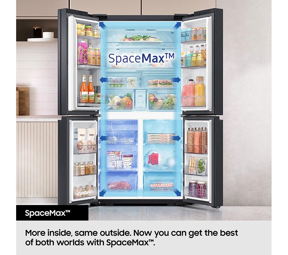 SAMSUNG Series 8 SpaceMax RF48A401EM9/EU Fridge Freezer - Gentle Silver Matte image number 4 of 11
