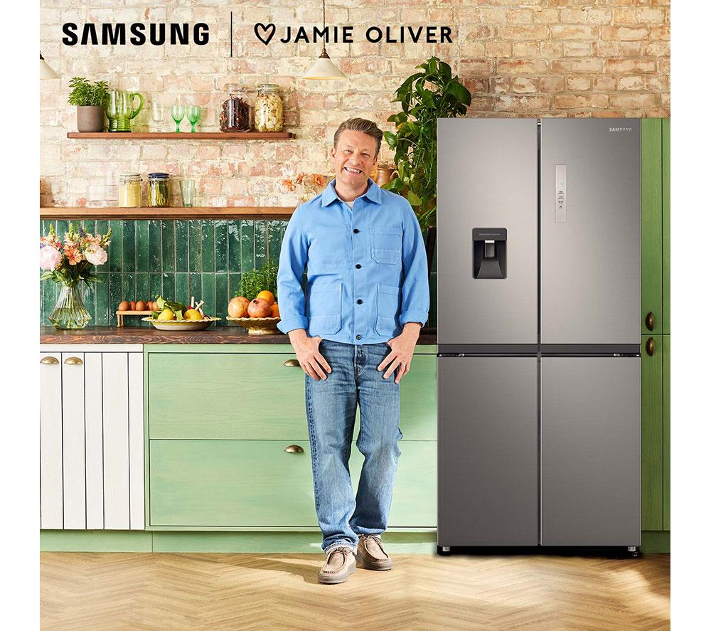 SAMSUNG Series 8 SpaceMax RF48A401EM9/EU Fridge Freezer - Gentle Silver Matte image number 9 of 11