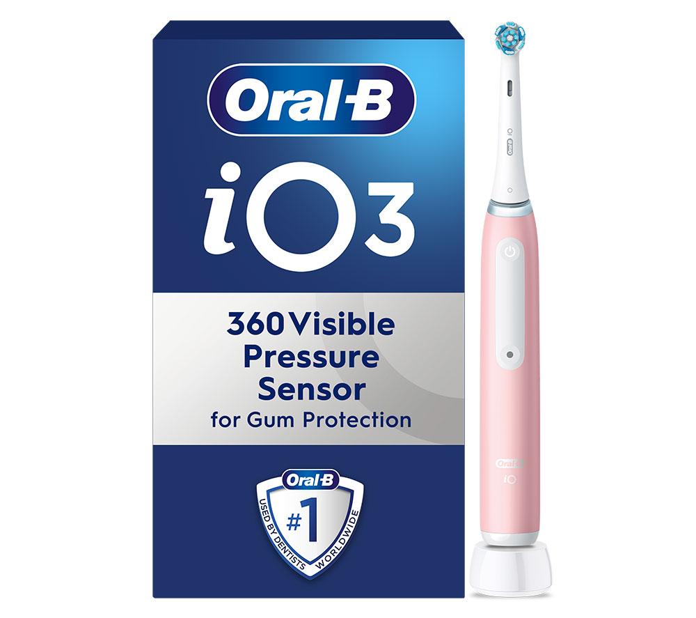 ORAL-B iO 3 Electric Toothbrush - Blush Pink