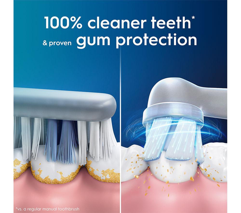 ORAL-B iO 3 Electric Toothbrush - Blush Pink image number 3 of 6