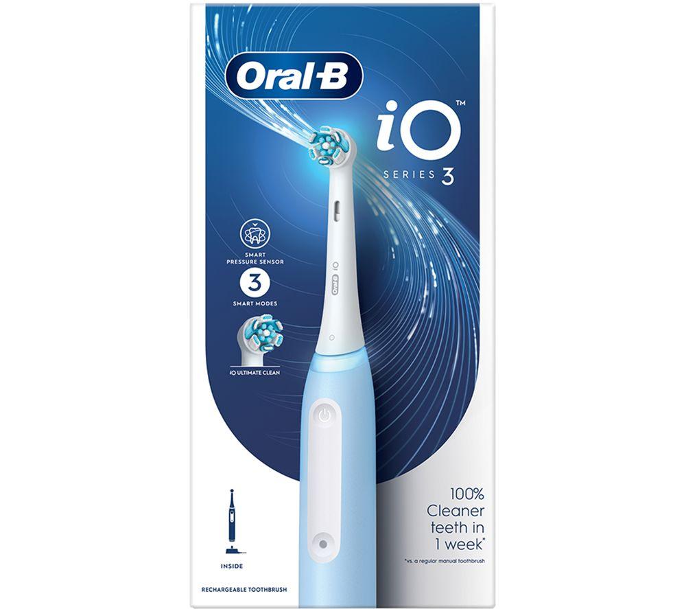 ORAL B iO 3 Electric Toothbrush - Ice Blue