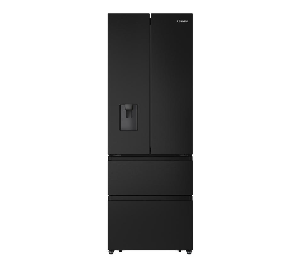 HISENSE PureFlat Slim RF632N4WFE Fridge Freezer - Black Stainless Steel