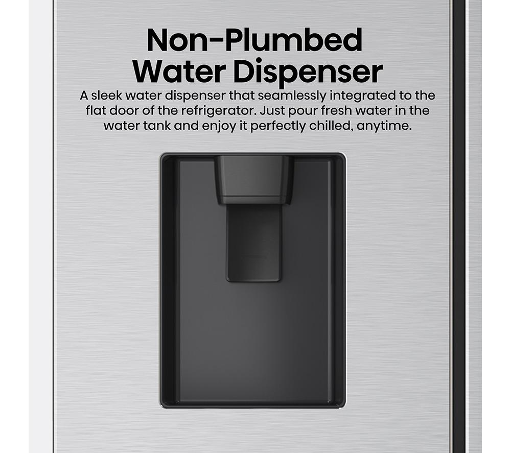 HISENSE PureFlat Slim RF632N4WIE Fridge Freezer - Stainless Steel image number 7 of 26