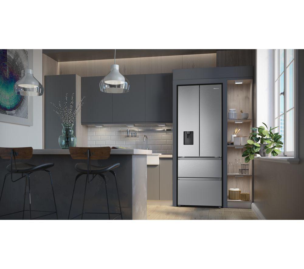 HISENSE PureFlat Slim RF632N4WIE Fridge Freezer - Stainless Steel image number 18 of 26