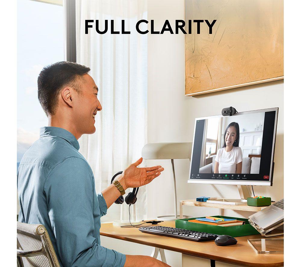 LOGITECH Brio 100 Full HD Webcam - Graphite image number 2 of 9