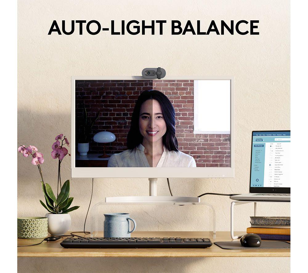 LOGITECH Brio 100 Full HD Webcam - Graphite image number 3 of 9