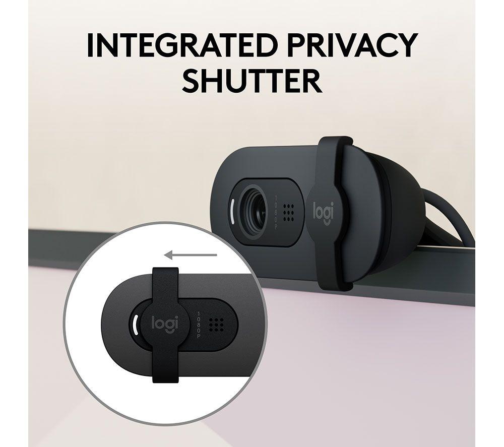 LOGITECH Brio 100 Full HD Webcam - Graphite image number 4 of 9