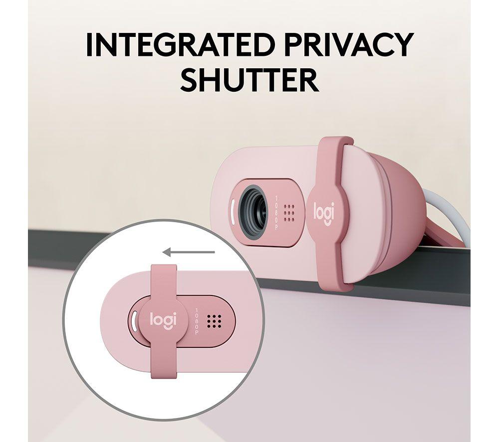 LOGITECH Brio 100 Full HD Webcam - Rose image number 4 of 9